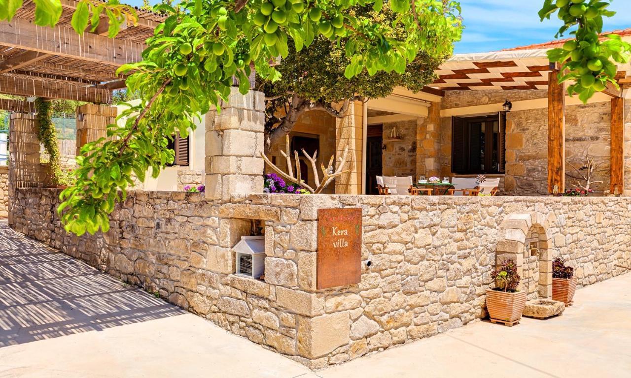 Cretan Kera Villa Heated Pool Ngoại thất bức ảnh