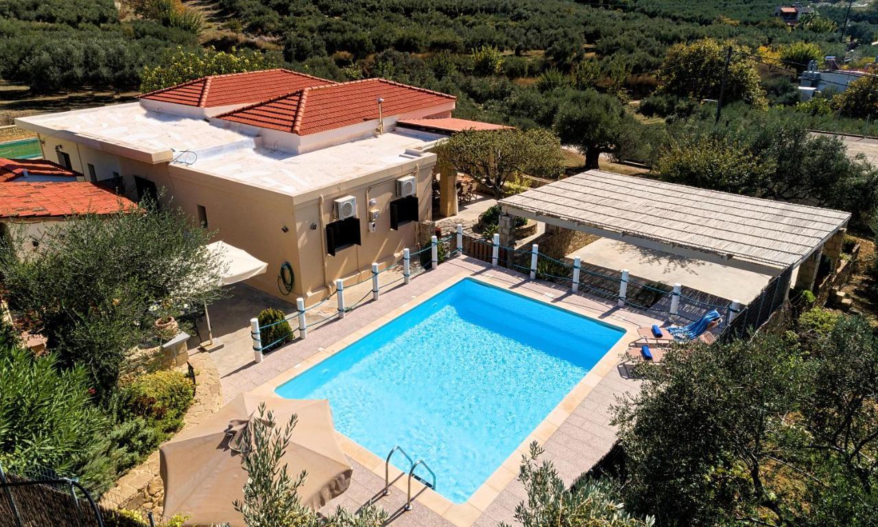 Cretan Kera Villa Heated Pool Ngoại thất bức ảnh