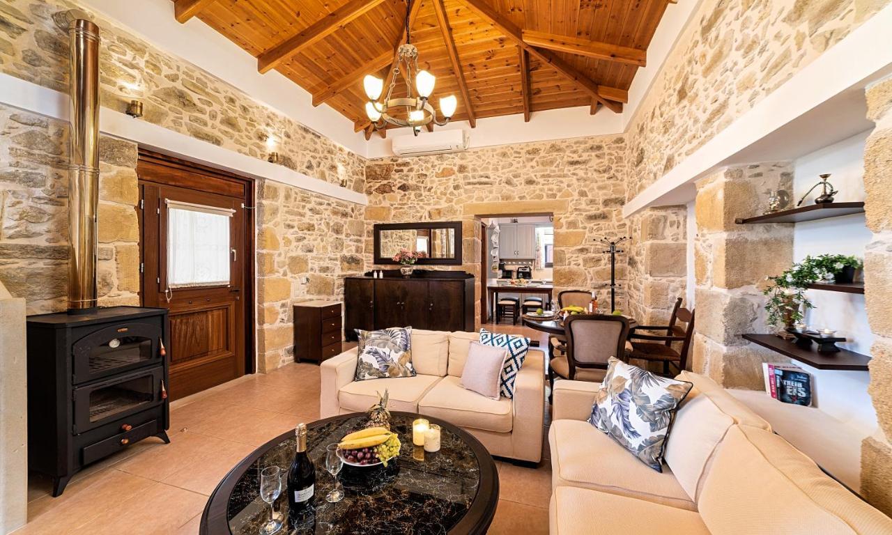 Cretan Kera Villa Heated Pool Ngoại thất bức ảnh