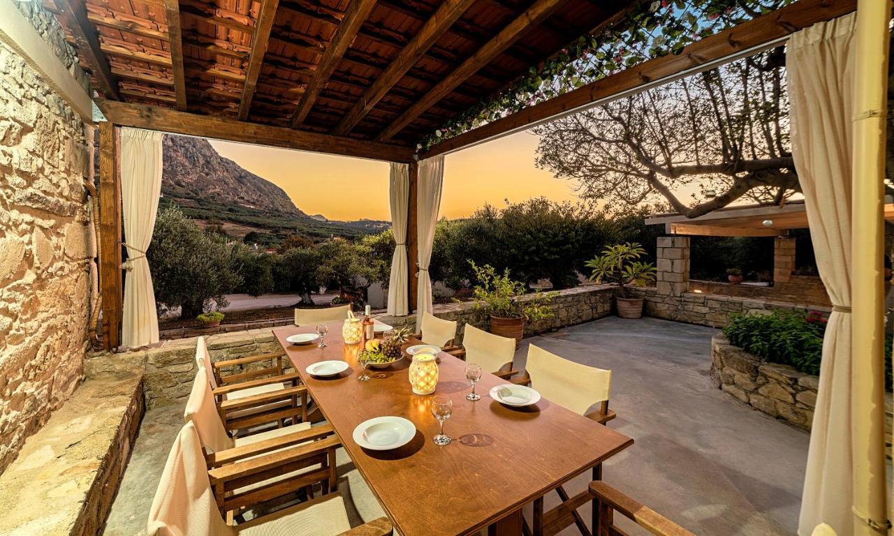 Cretan Kera Villa Heated Pool Ngoại thất bức ảnh