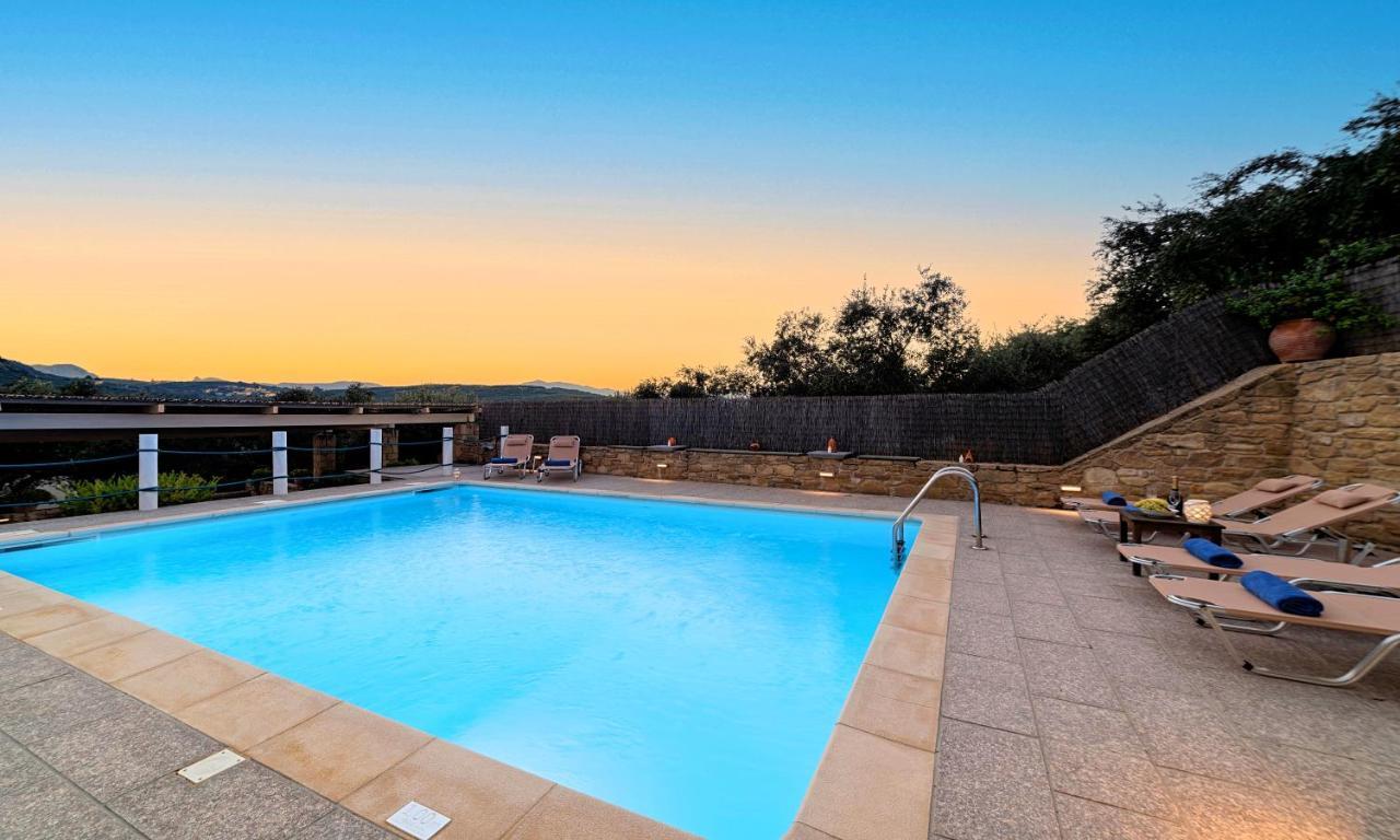 Cretan Kera Villa Heated Pool Ngoại thất bức ảnh